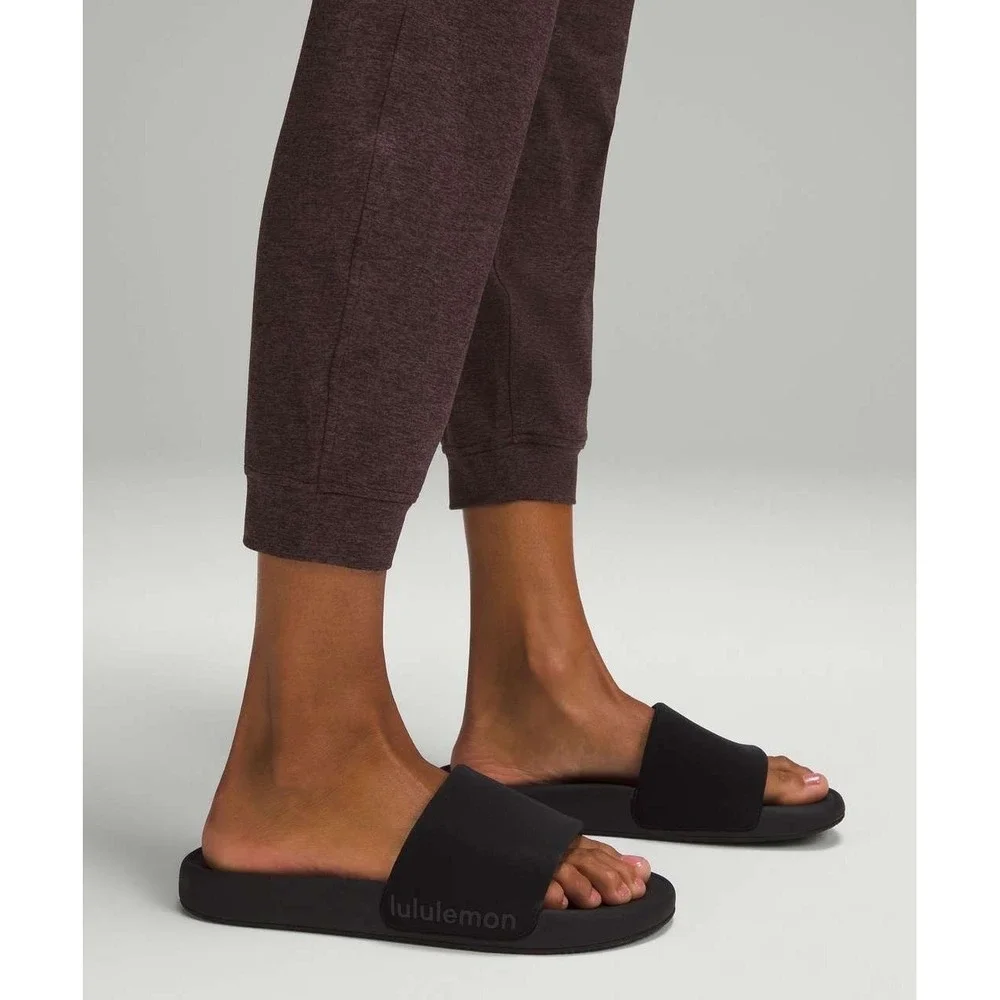 Lululemon Soft Jersey Classic-Fit Mid-Rise 7/8 Jogger Heathered Dark Espresso 10 - Picture 9 of 12